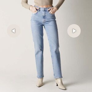 Agolde High Rise Stovepipe Jeans